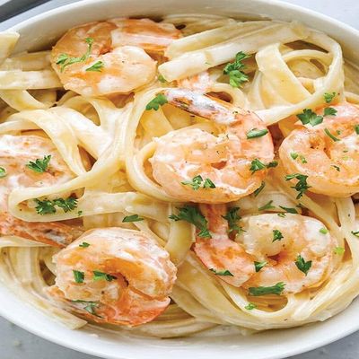 Shrimp pasta