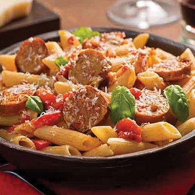 ( Red or White) Sausage Pasta