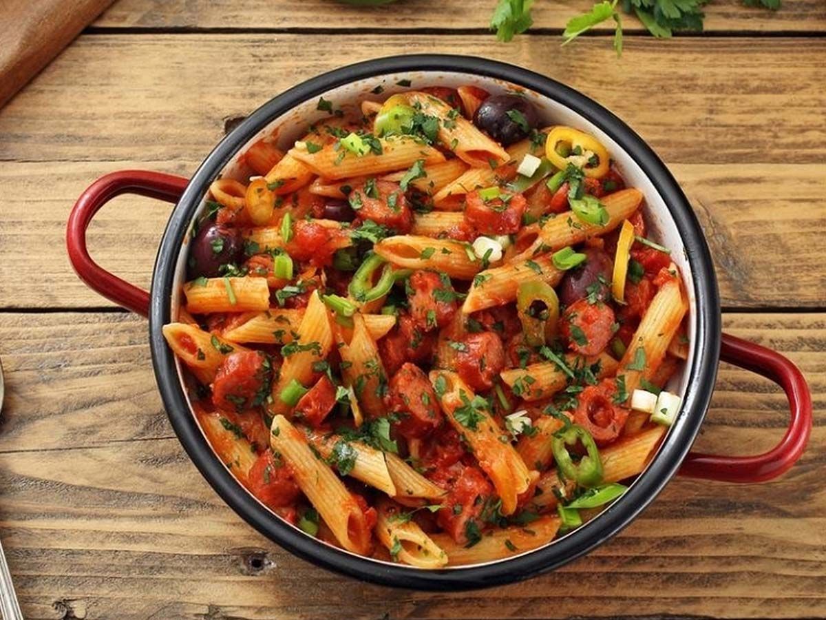 Sausage lover pasta red sauce
