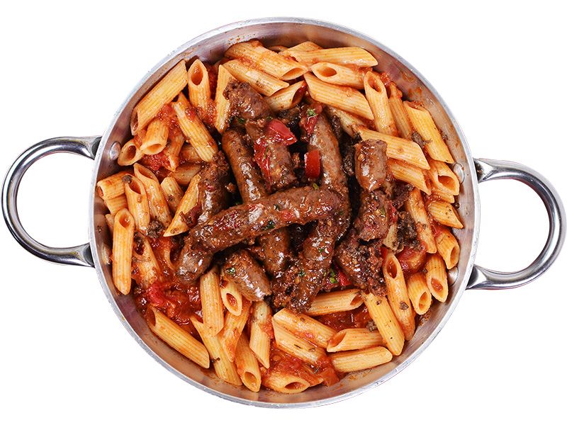 Oriental Sausage Pasta