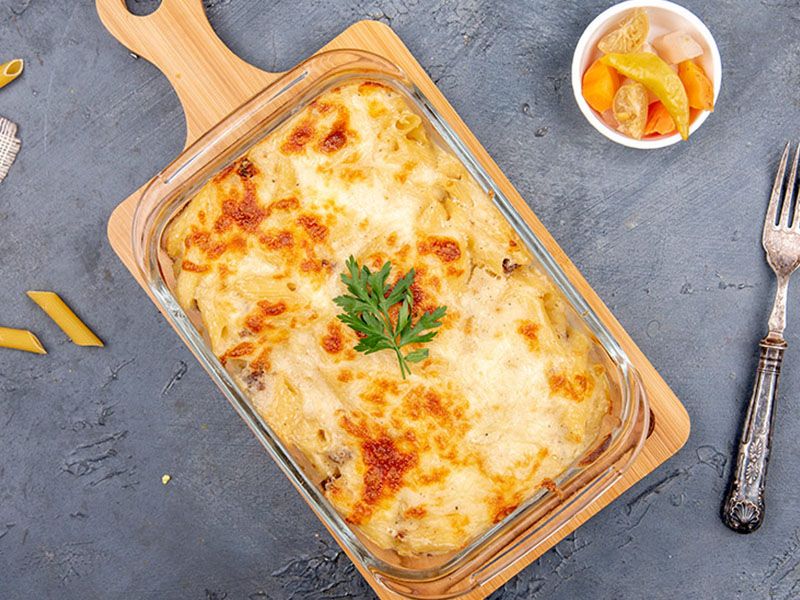 Salami Tri Cheese Pasta