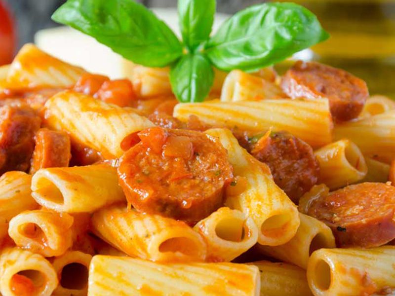 Hot Dog Pasta