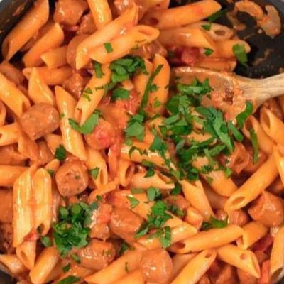 Hot Dog Pasta