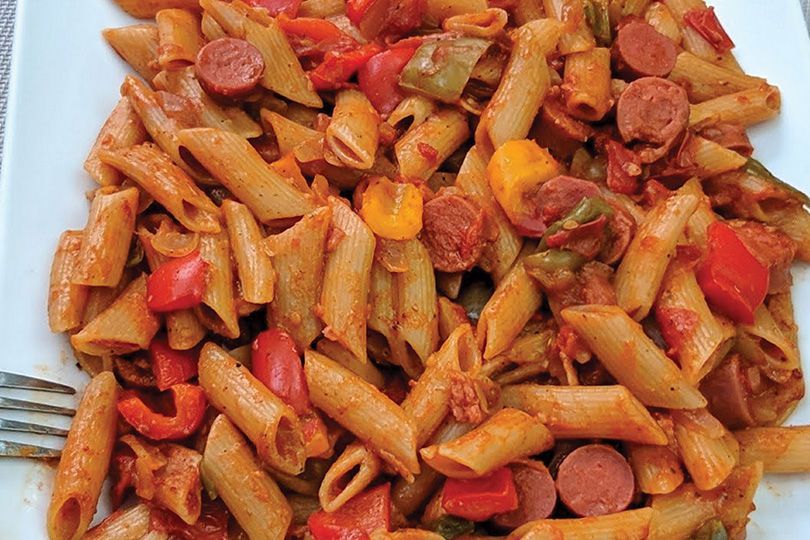 Hot Dog Pasta