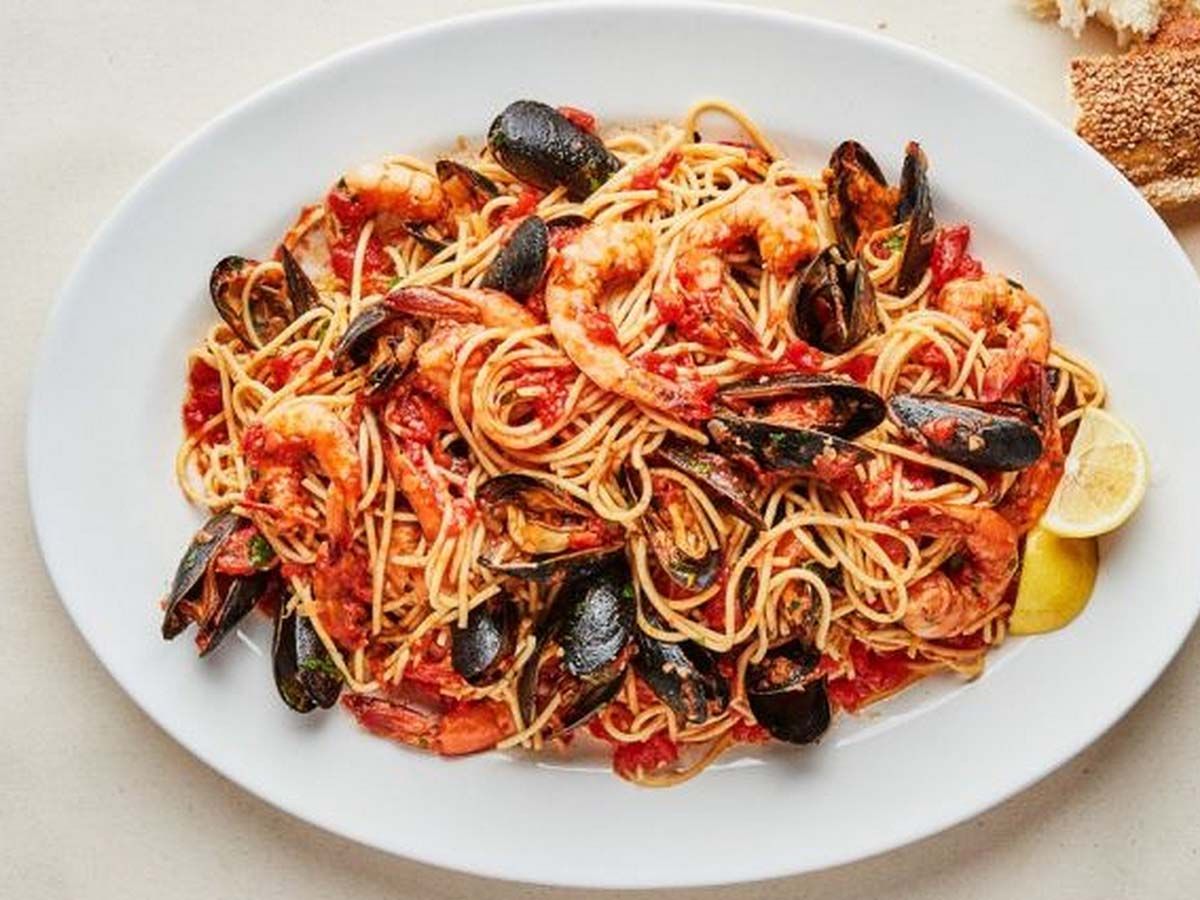Seafood pasta