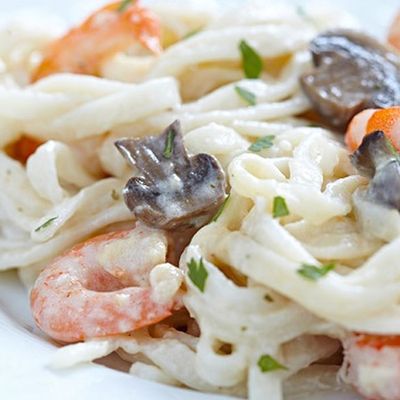 Pasta with seafood