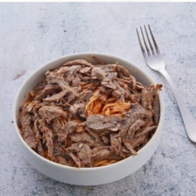 Pasta with Meat shawarma