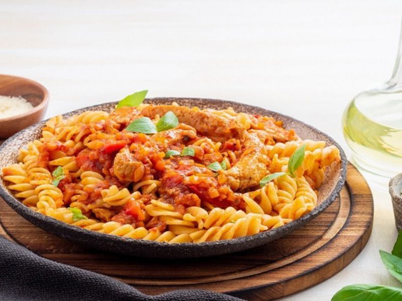 Meat lovers pasta