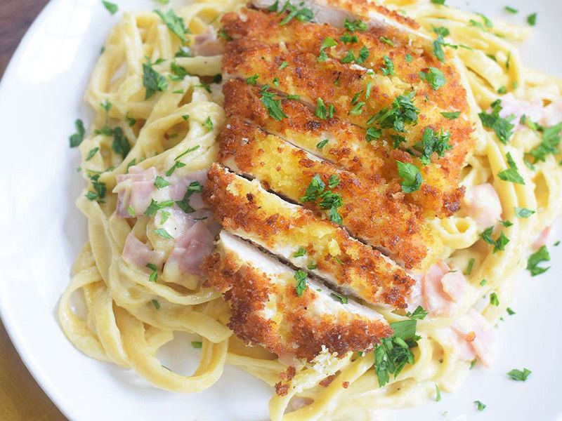 Chicken Pane Pasta