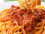 Minced meat pasta