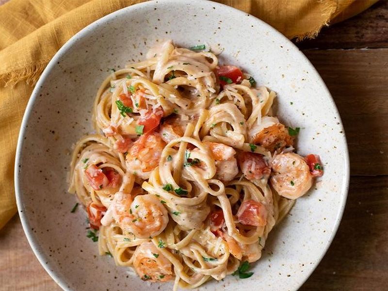 White Shrimp Pasta