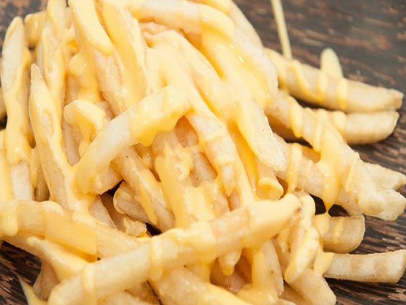 French Fries With Cheddar Cheese Packet