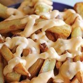 French Fries With Cheddar Cheese Packet
