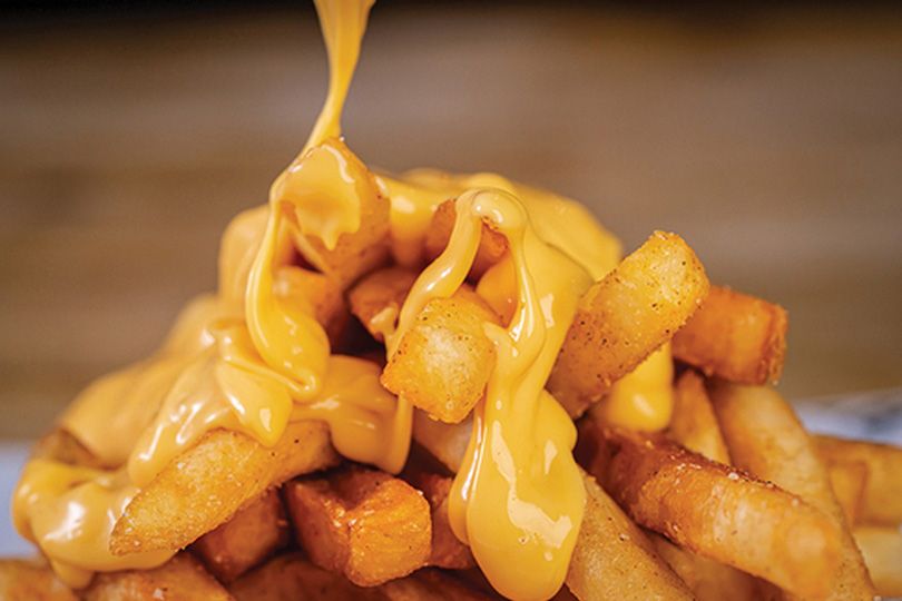 French Fries With Cheese Packet
