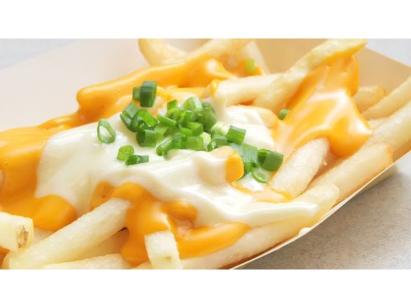 French Fries Packet With Mozzarella Cheese