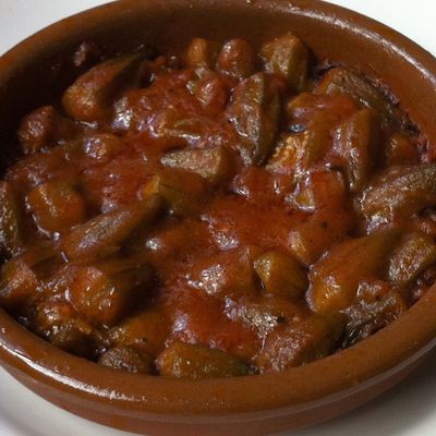 Plain Okra Tajine