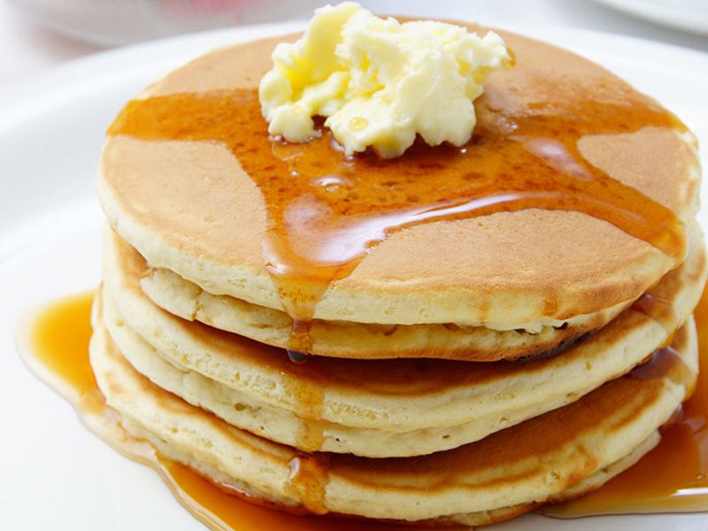 Natural Honey Mini Pancakes