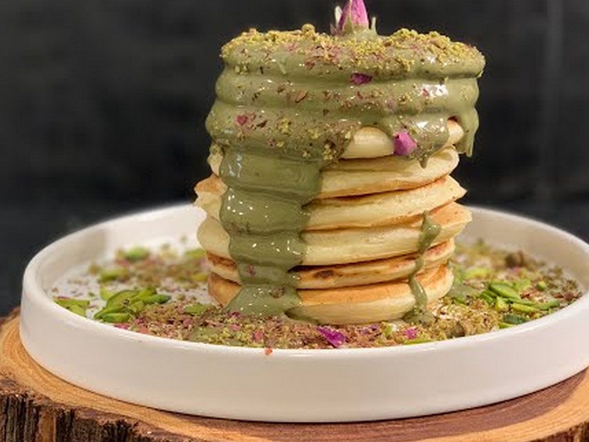 Pistachio Pancakes