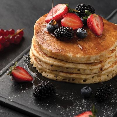 Pancake with fruits