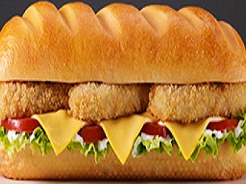 Baladi Chicken Pane With Cheese Sandwich