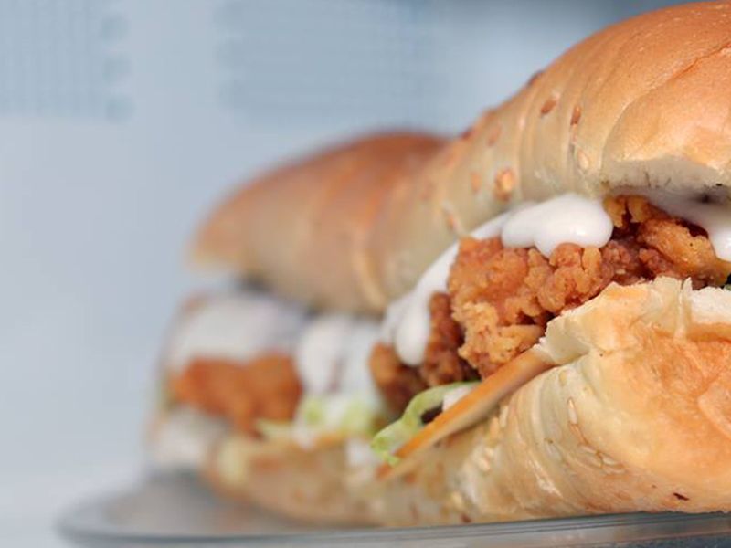 Chicken Pane With Mozzarella Cheese Fino Sandwich