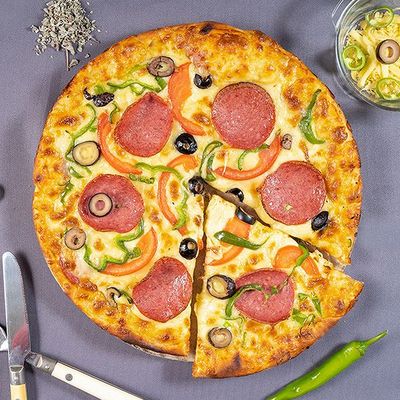 Oriental Pepperoni Pizza