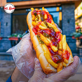 Sweet and sour potatoes sandwich