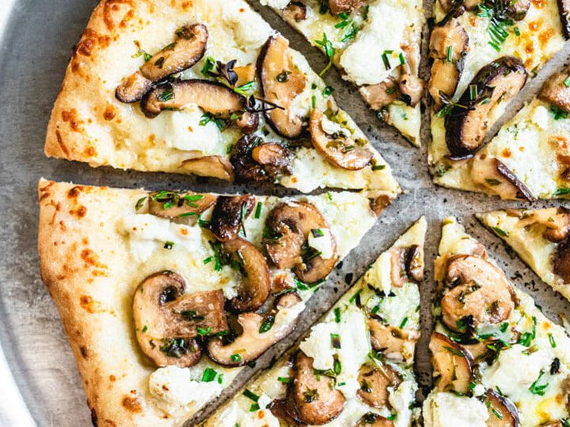 Mushroom Pizza