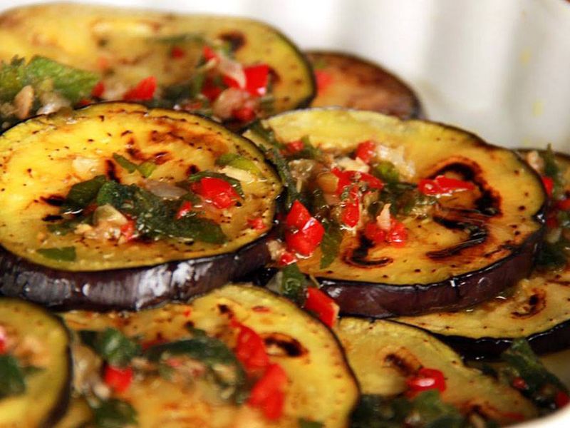 Marinated Fried Eggplant