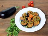 Fried eggplant with Sesame paste platter