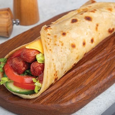 Hot Dog Paratha