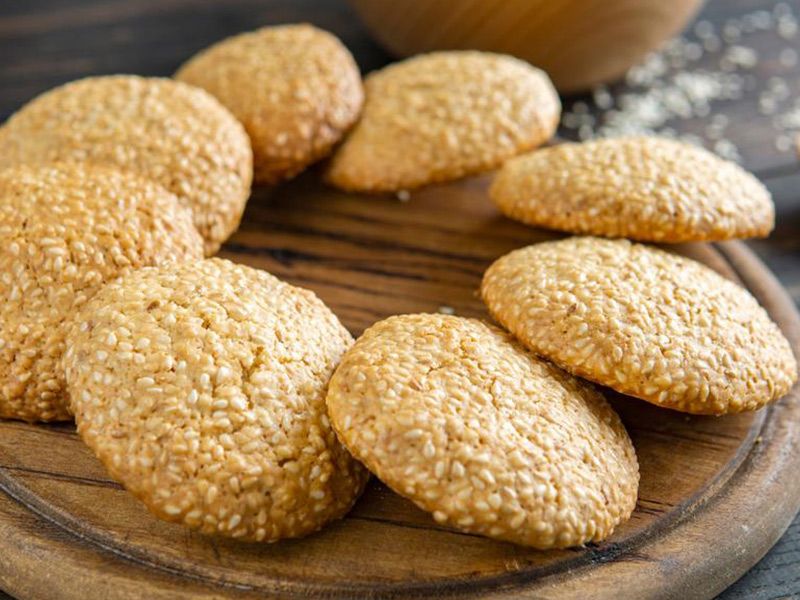 Barazek With Sesame
