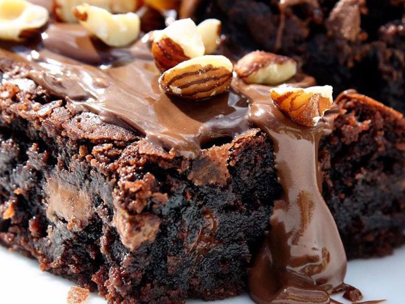 Nutella Chocolate Brownies Cake