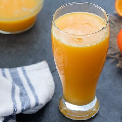 Orange with mint