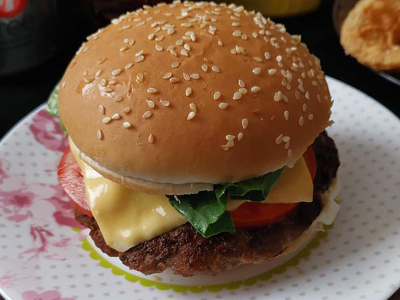 Meat Burger Crepe