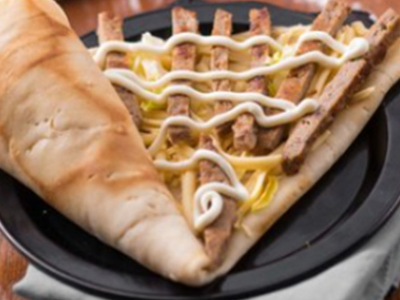 Steak Beef Burger Crepe