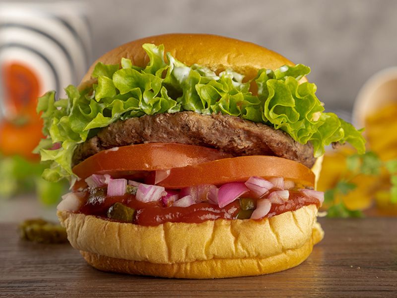 Beef Burger Kaiser Sandwich
