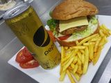 Linguini Beef Burger Sandwich
