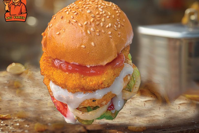 Double Chicken Burger