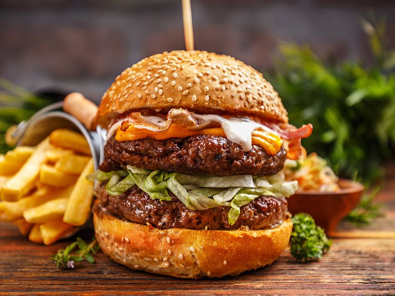 Extra Beef Burger Sandwich
