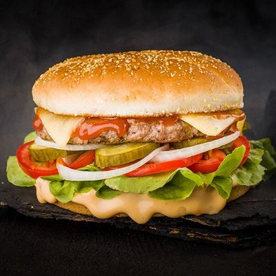 Smoked Chicken Burger