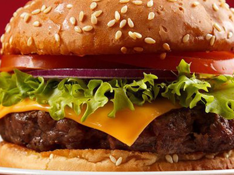 Elrabe3 Beef Burger Sandwich