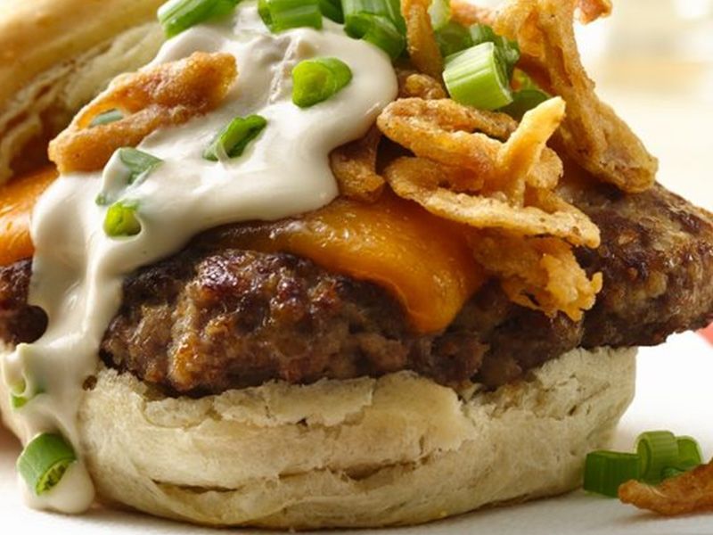 Italian Beef Burger Sandwich