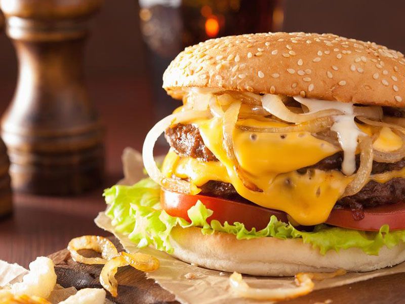 Burger With Cheese Sandwich