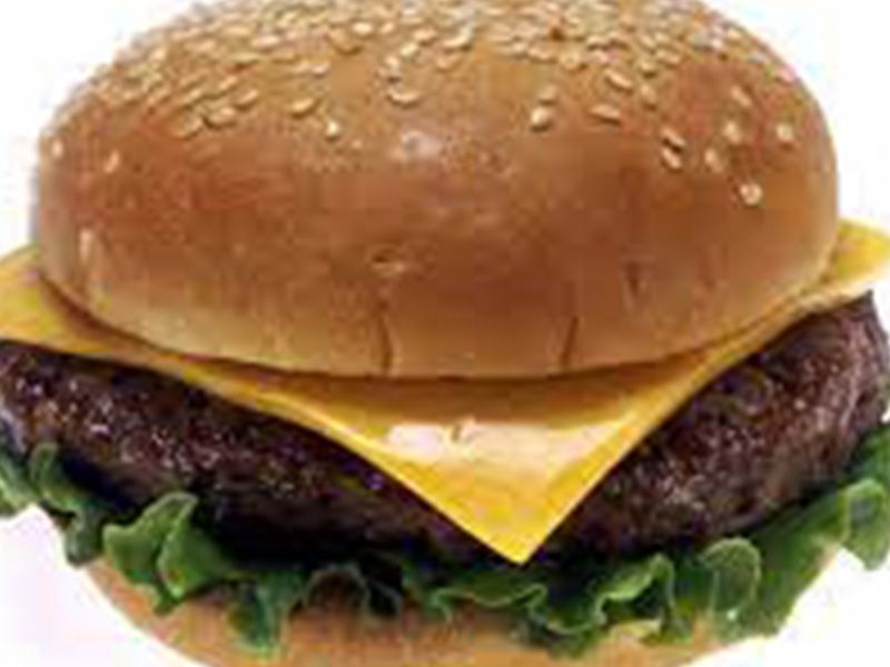 Cheddar Burger Sandwich