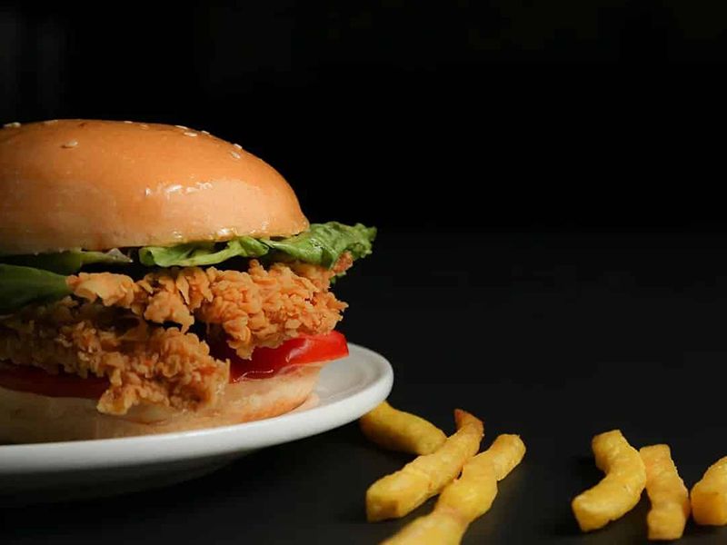 Chicken Pane Burger Sandwich