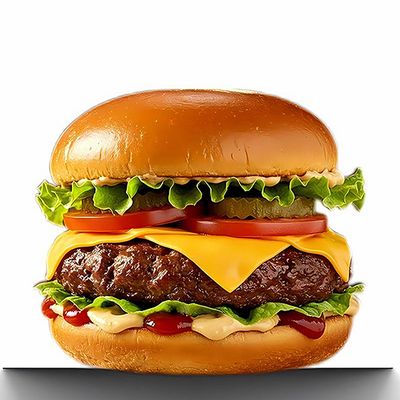 Cheddar and Texas Sauce Burger