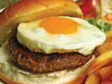 Egg burger sandwich