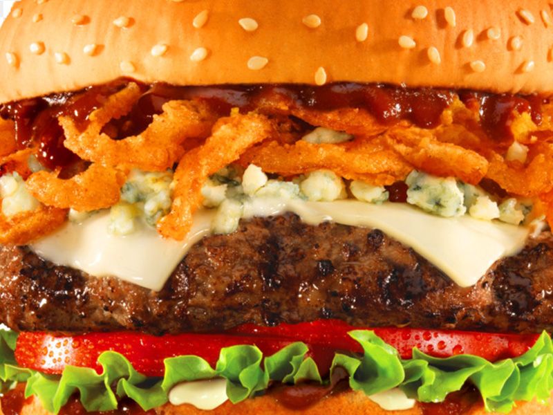 Egg And Cheese Burger Sandwich