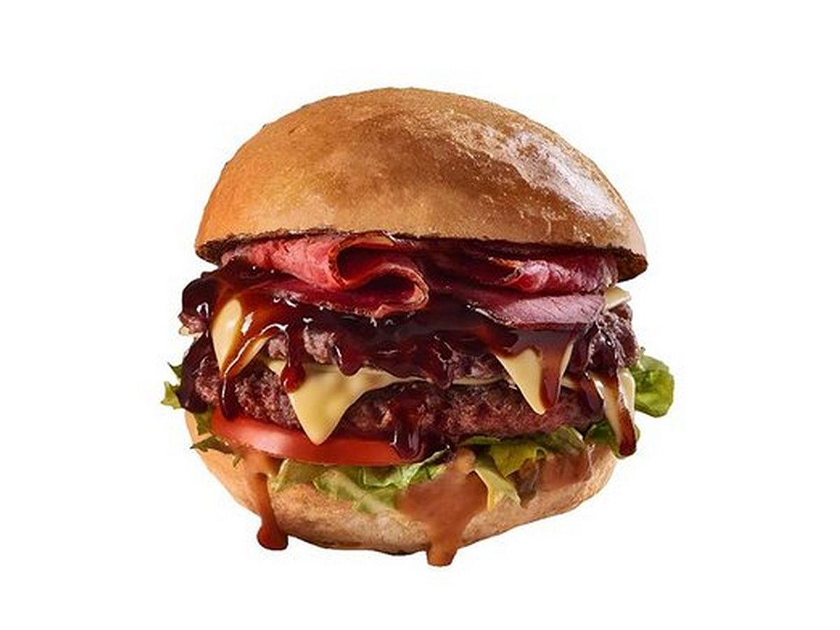 Beef bacon burger